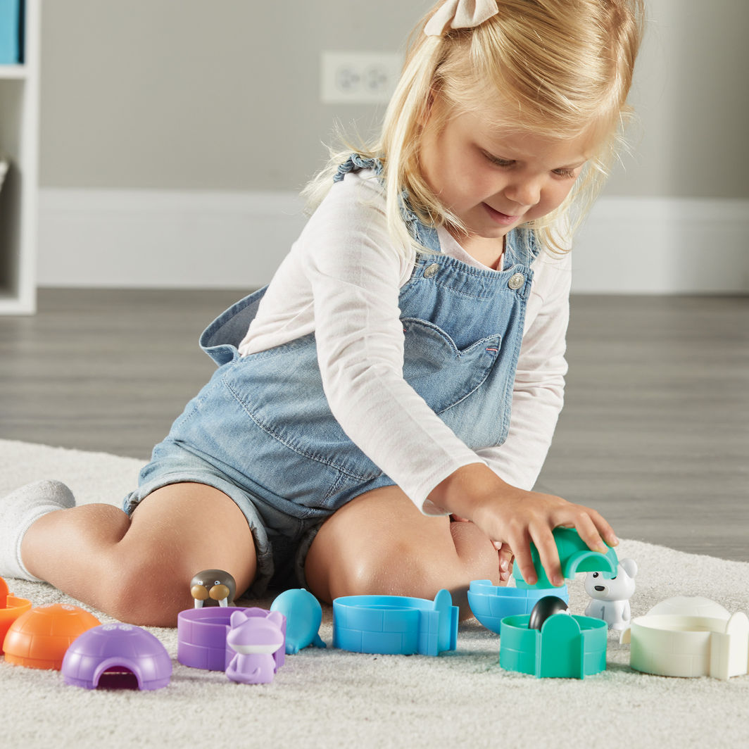 LEARNING RESOURCES Learning Resources Lär dig om tal och färger – Aktivitetsset med polardjur