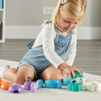 LEARNING RESOURCES Learning Resources Lär dig om tal och färger – Aktivitetsset med polardjur