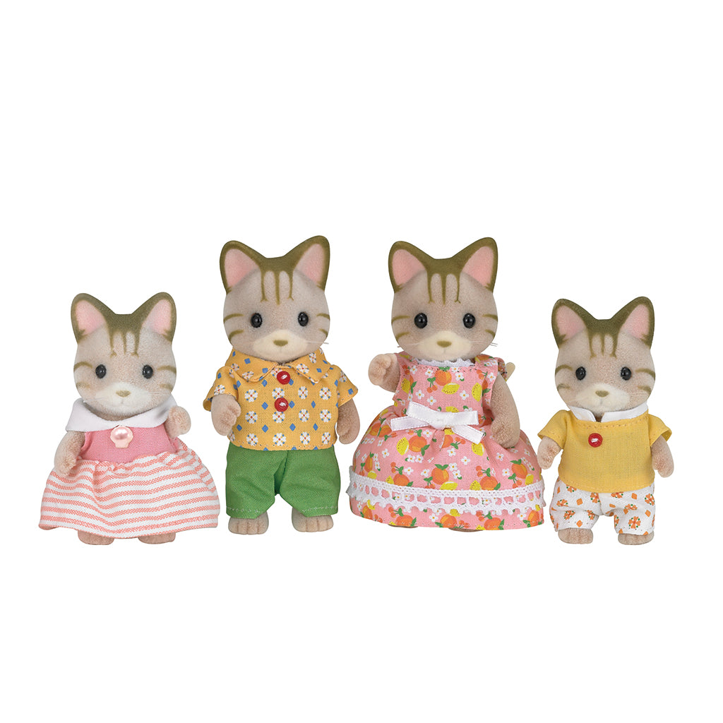 Sylvanian Families Randig kattfamilj