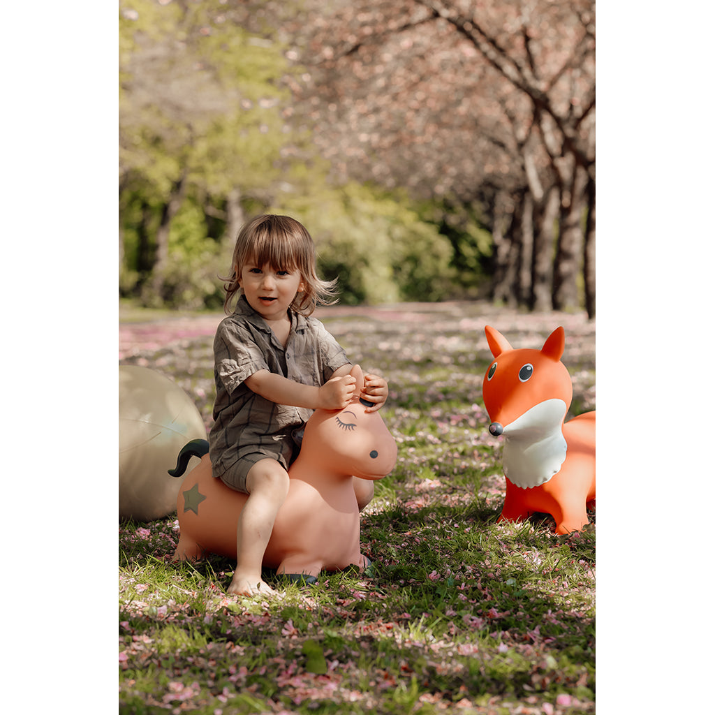 Hitta den flodhästen, hoppedyr, Räven Lela