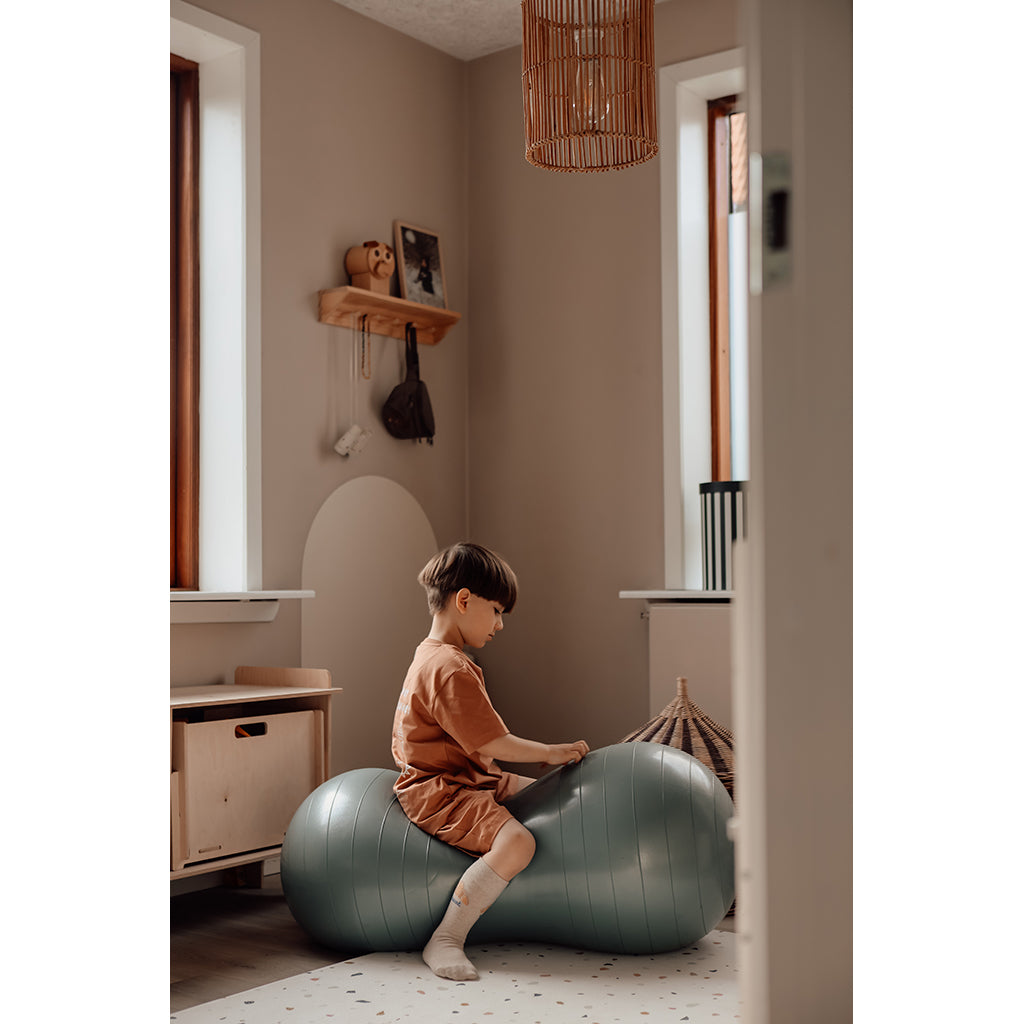 Hitta den Hippo Peanutformade balansbollen, Morning blue