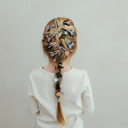 Mimi &amp; Lula hårpynt, 8 hårspännen – Mini Halloween