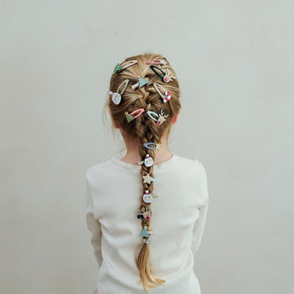 Mimi &amp; Lula - 4 hårspännen - Rudolph &amp; Candy Christmas