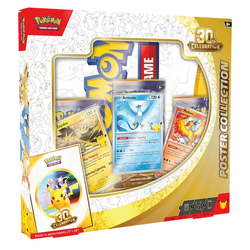 Pokemon - Affischkollektion för 30-årsjubileet