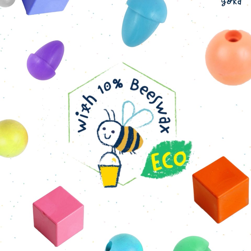 Haku Yoka, Fyrkantiga färgkritor - regnbågens färger