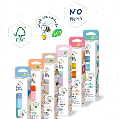 Haku Yoka, Fyrkantiga färgkritor - regnbågens färger