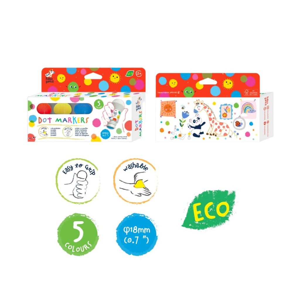 Haku Yoka, Prikmarkörer - Klara färger