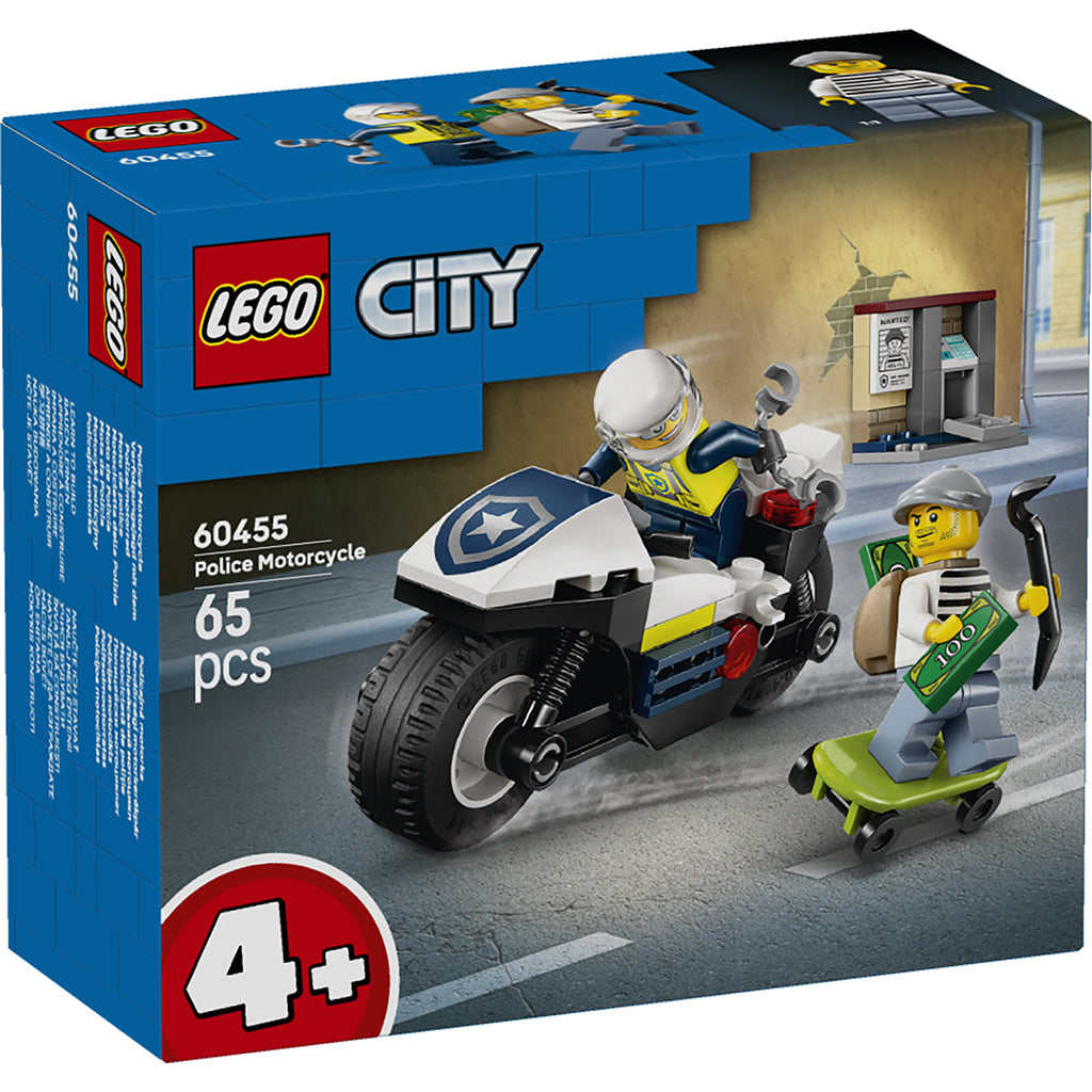 LEGO® City Police, Polismotorcykel på brottsjakt