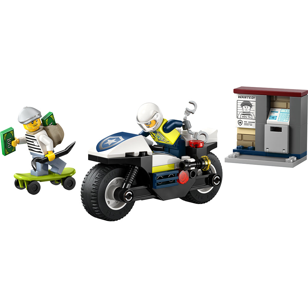 LEGO® City Police, Polismotorcykel på brottsjakt