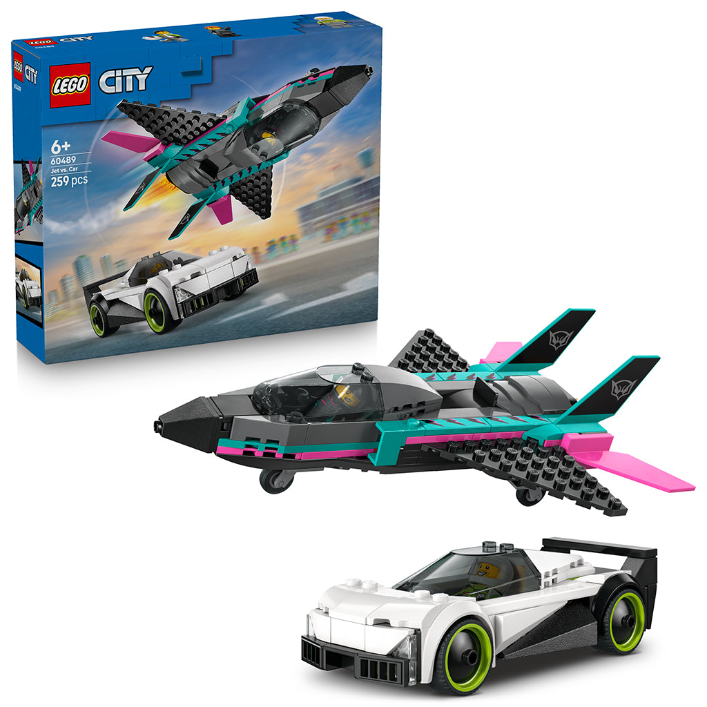 LEGO® City Jetfly med racerbil