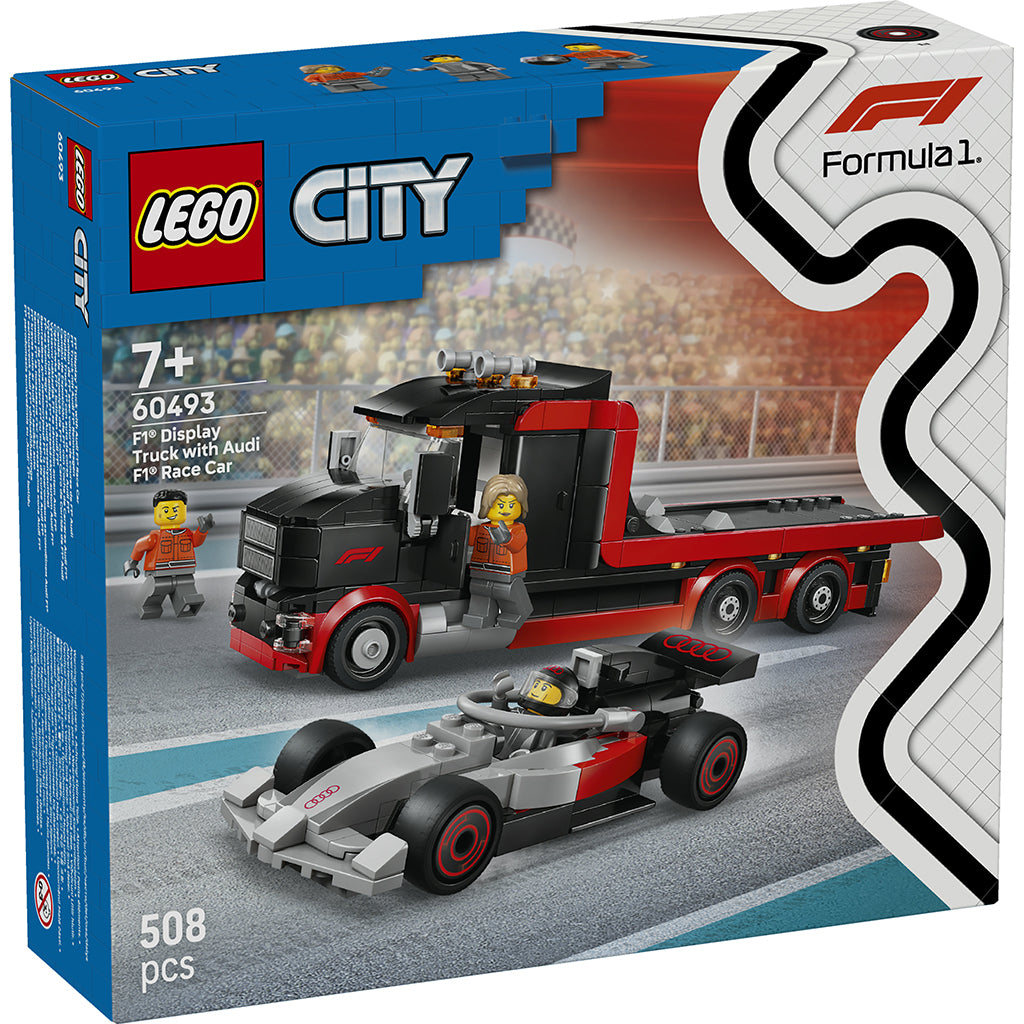 LEGO®  City F1®-udstillingstruck med Audi F1®-racerbil