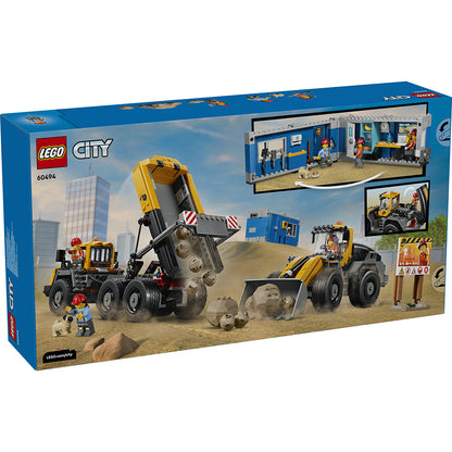LEGO® City Frontlastare och lastbil med tippflak – Byggsats 60494