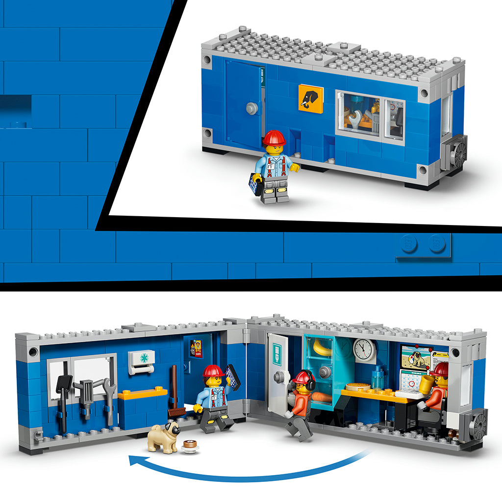 LEGO® City Frontlastare och lastbil med tippflak – Byggsats 60494
