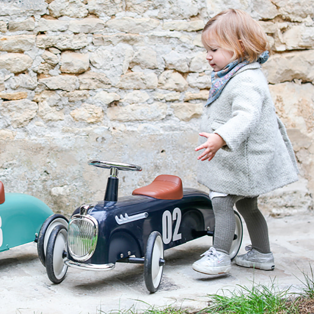 Baghera gåbil i metall, Shark blue