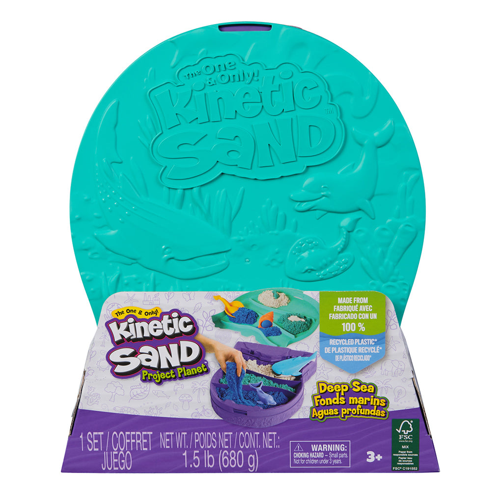 Kinetic Sand Deep Sea Dive, sandlåda med havstema