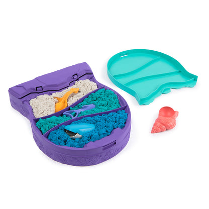 Kinetic Sand Deep Sea Dive, sandlåda med havstema