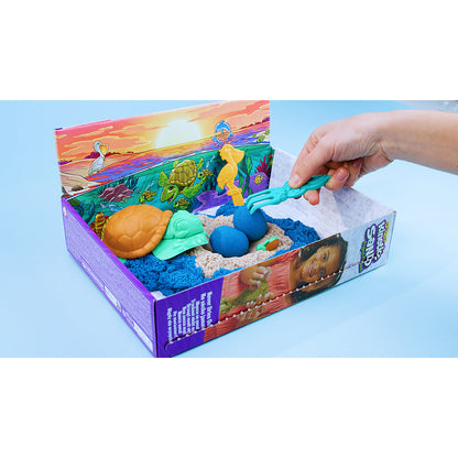 Kinetic Sand Deep Sea Dive, sandlåda med havstema