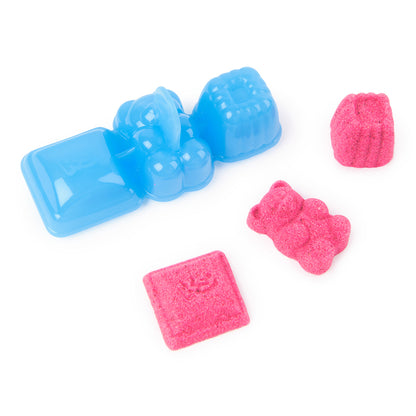 Kinetic Sand, Godispåse, 85 g och 1 form - 4 olika färger