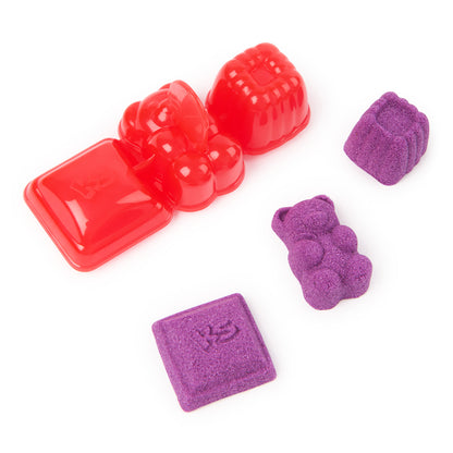 Kinetic Sand, Godispåse, 85 g och 1 form - 4 olika färger