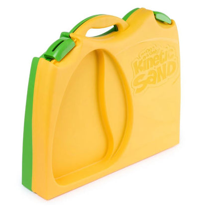 Kinetic Sand Construction Zone-koffert med arbetsbilar