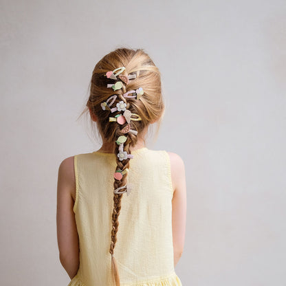 Mimi &amp; Lula 8 hårklämmor, Mini Citrus Peaches and Cream