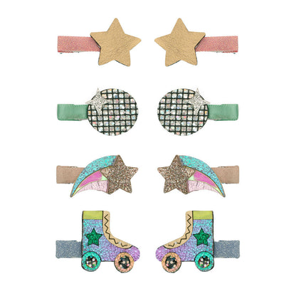 Mimi &amp; Lula - 8 hårclips - mini Disco Diva Dancing Queen