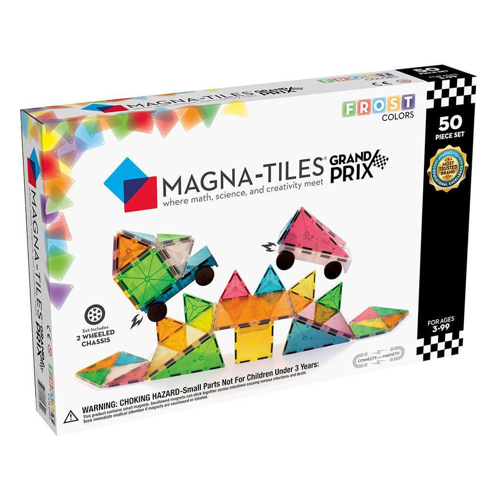 Magna-Tiles Grand Prix Frost, 50 dele