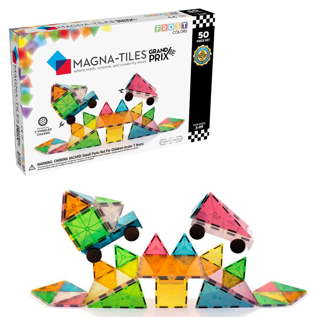 Magna-Tiles Grand Prix Frost, 50 delar