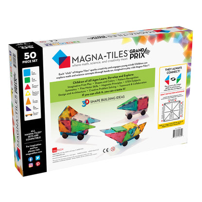 Magna-Tiles Grand Prix Frost, 50 delar