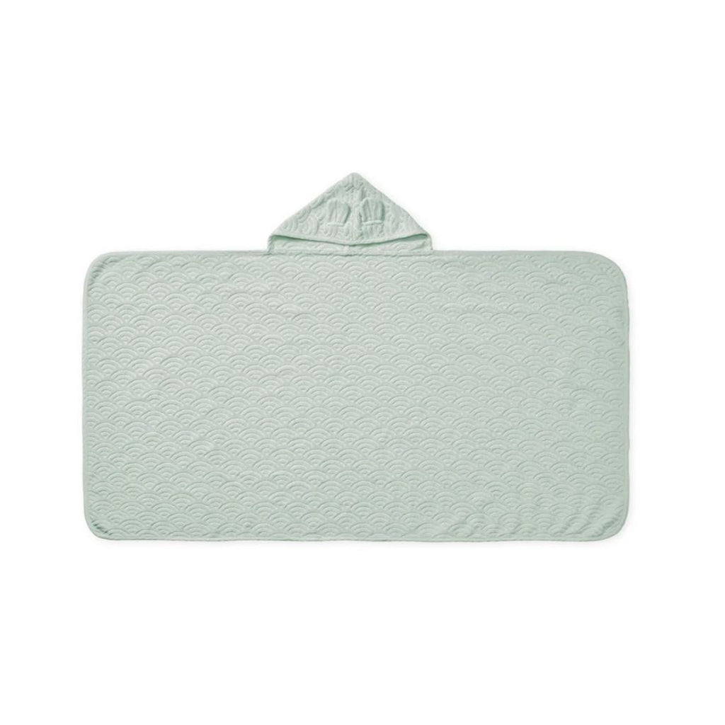 Cam Cam juniorhandduk med huva och öron, Dusty green