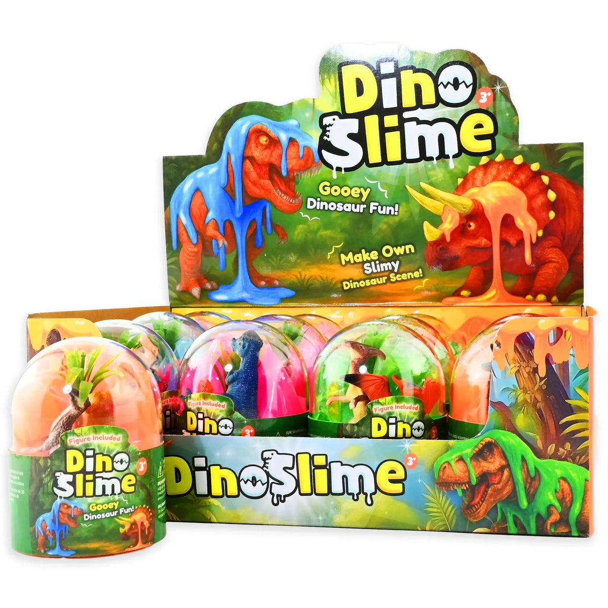Robetoy, Slim med dinosaur, assorterede farver