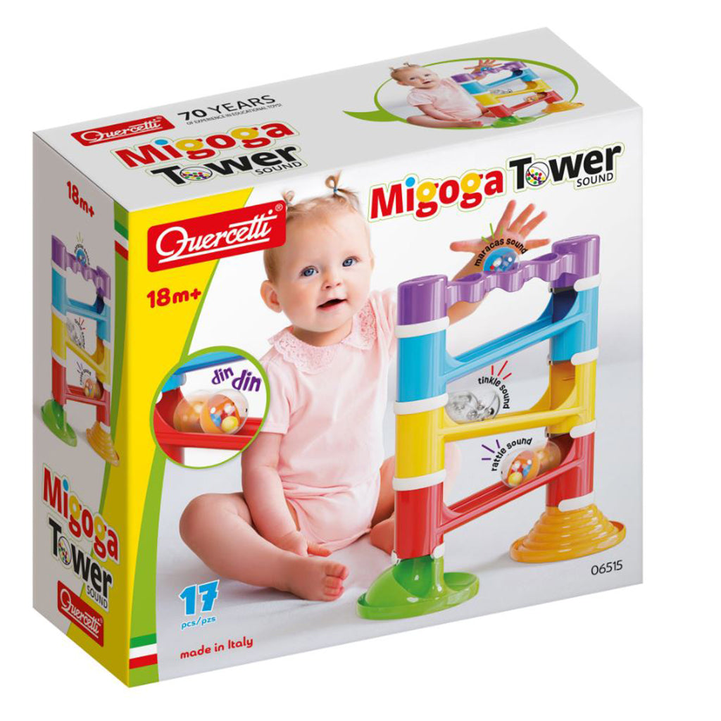 Quercetti kulbana, Migoga torn med ljud - 17 delar