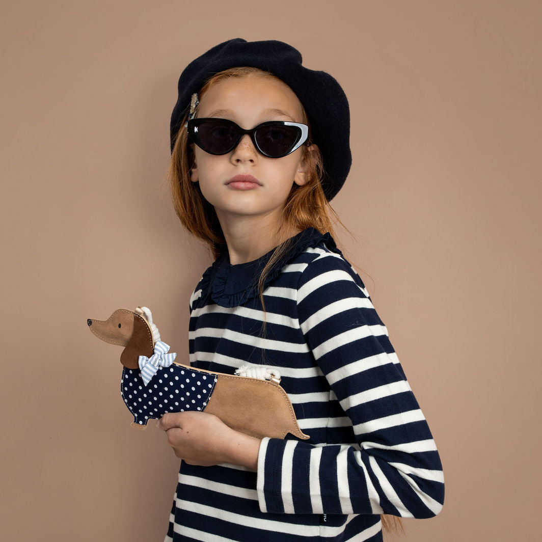 Mimi &amp; Lula väska med rem, Sausage Dog Mon Cheri