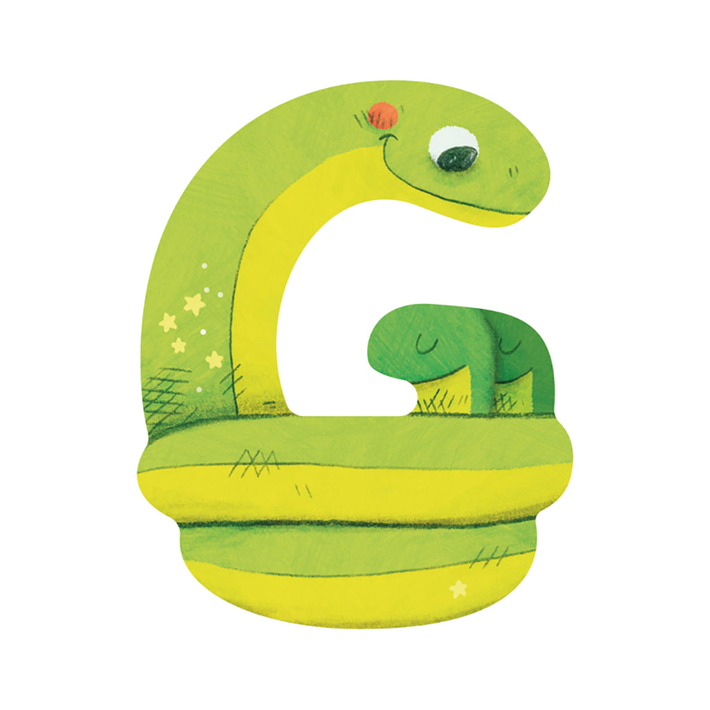 Moulin Roty bokstäver i trä, minus Æ, Ø och Å