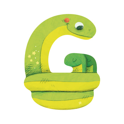 Moulin Roty bokstäver i trä, minus Æ, Ø och Å