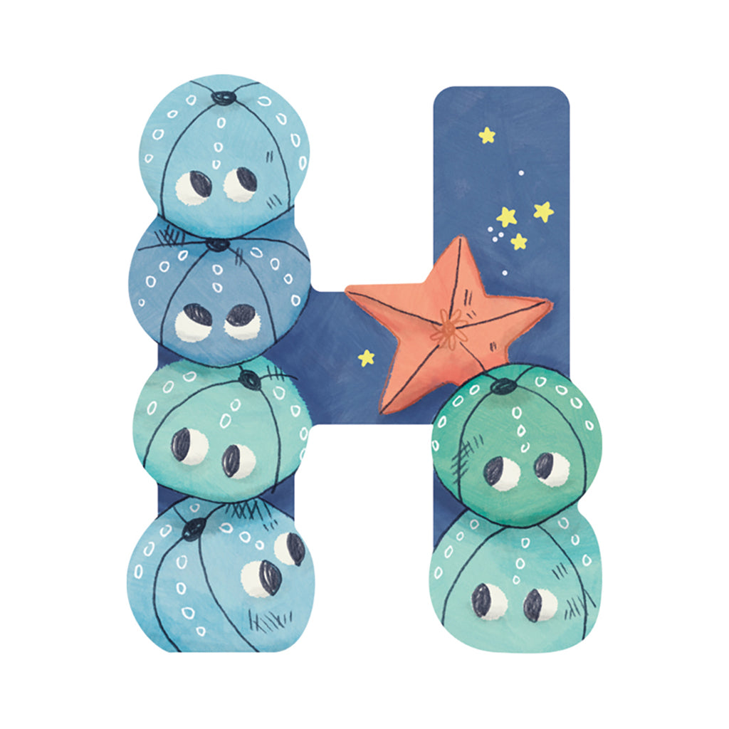 Moulin Roty bokstäver i trä, minus Æ, Ø och Å