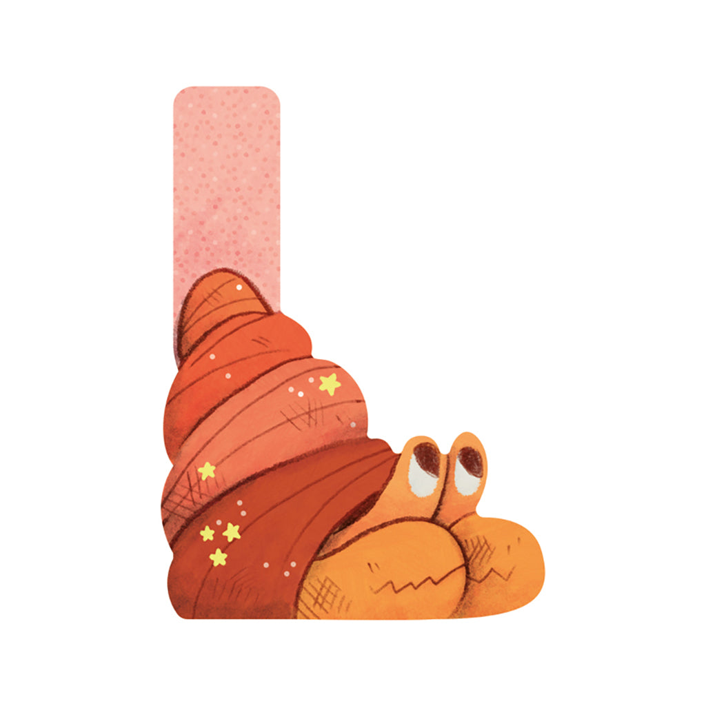 Moulin Roty bokstäver i trä, minus Æ, Ø och Å