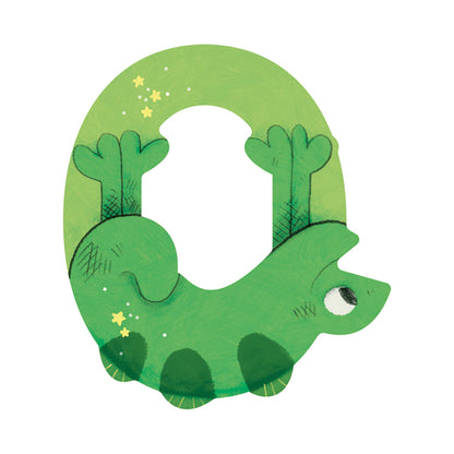 Moulin Roty bokstäver i trä, minus Æ, Ø och Å