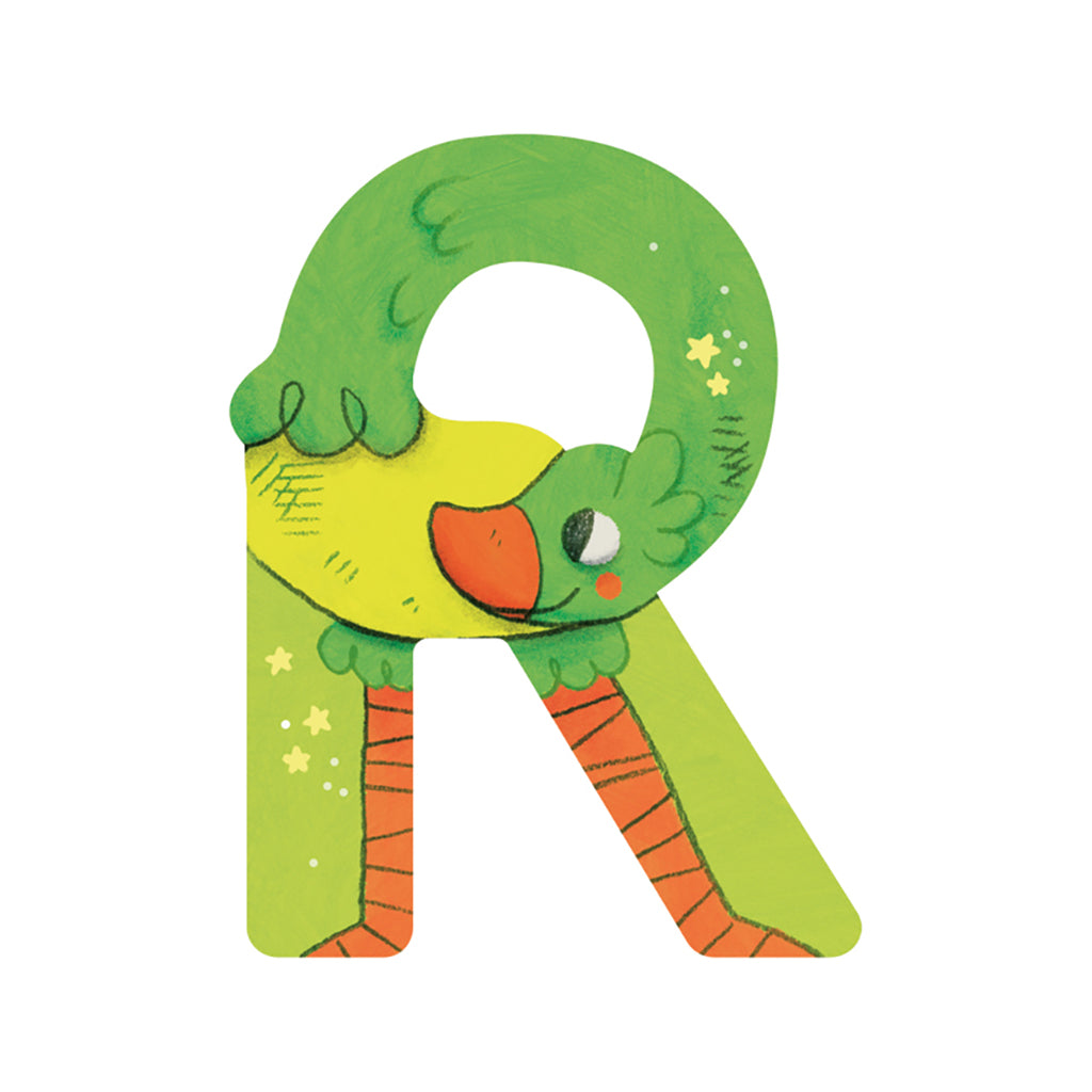 Moulin Roty bokstäver i trä, minus Æ, Ø och Å