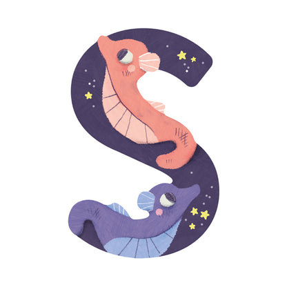 Moulin Roty bokstäver i trä, minus Æ, Ø och Å