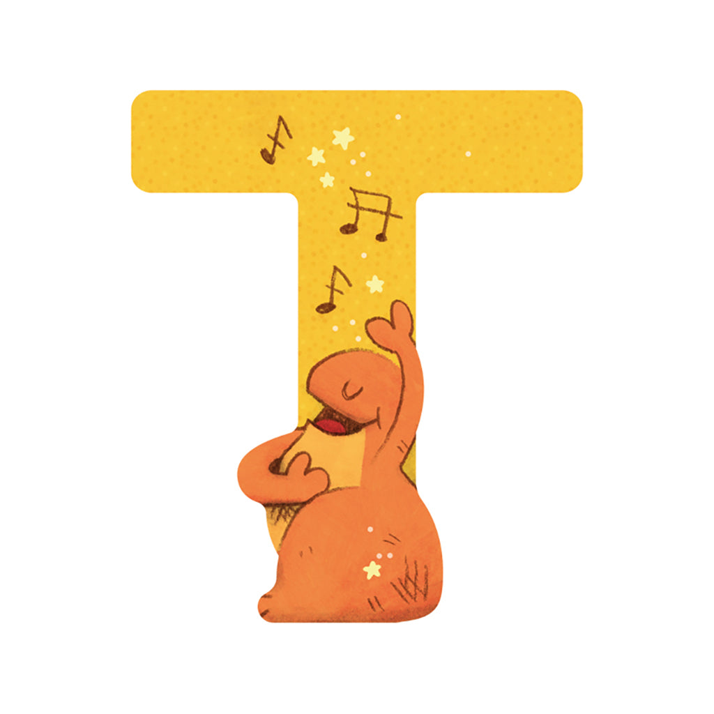 Moulin Roty bokstäver i trä, minus Æ, Ø och Å