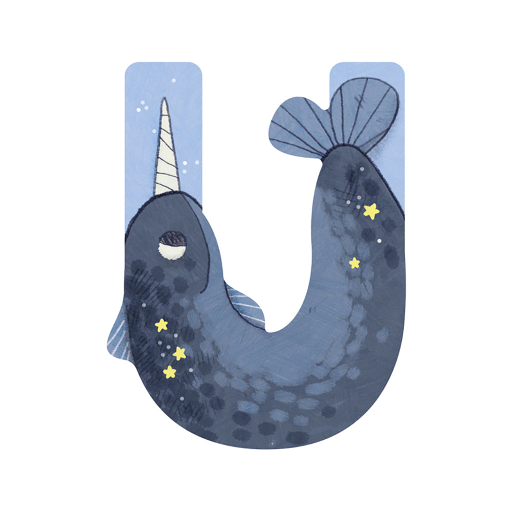 Moulin Roty bokstäver i trä, minus Æ, Ø och Å