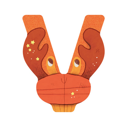 Moulin Roty bokstäver i trä, minus Æ, Ø och Å