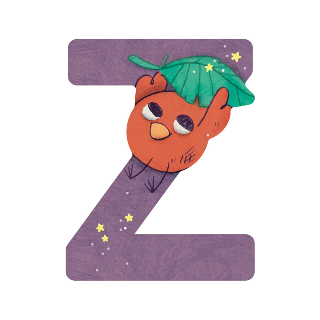 Moulin Roty bokstäver i trä, minus Æ, Ø och Å