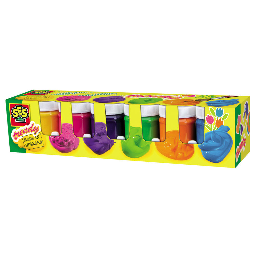 SES Creative affischfärger, Multi 6 x 45 ml