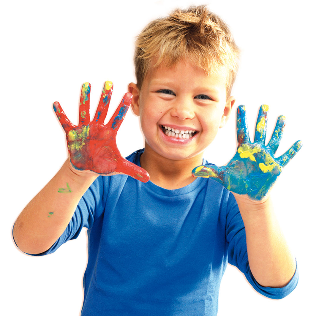 SES Creative, Fingerfärg - 4 x 145 ml