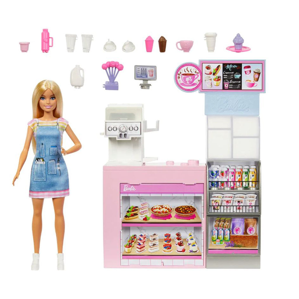 Barbie Career Coffee Shop, Barbie-docka med kaffebar