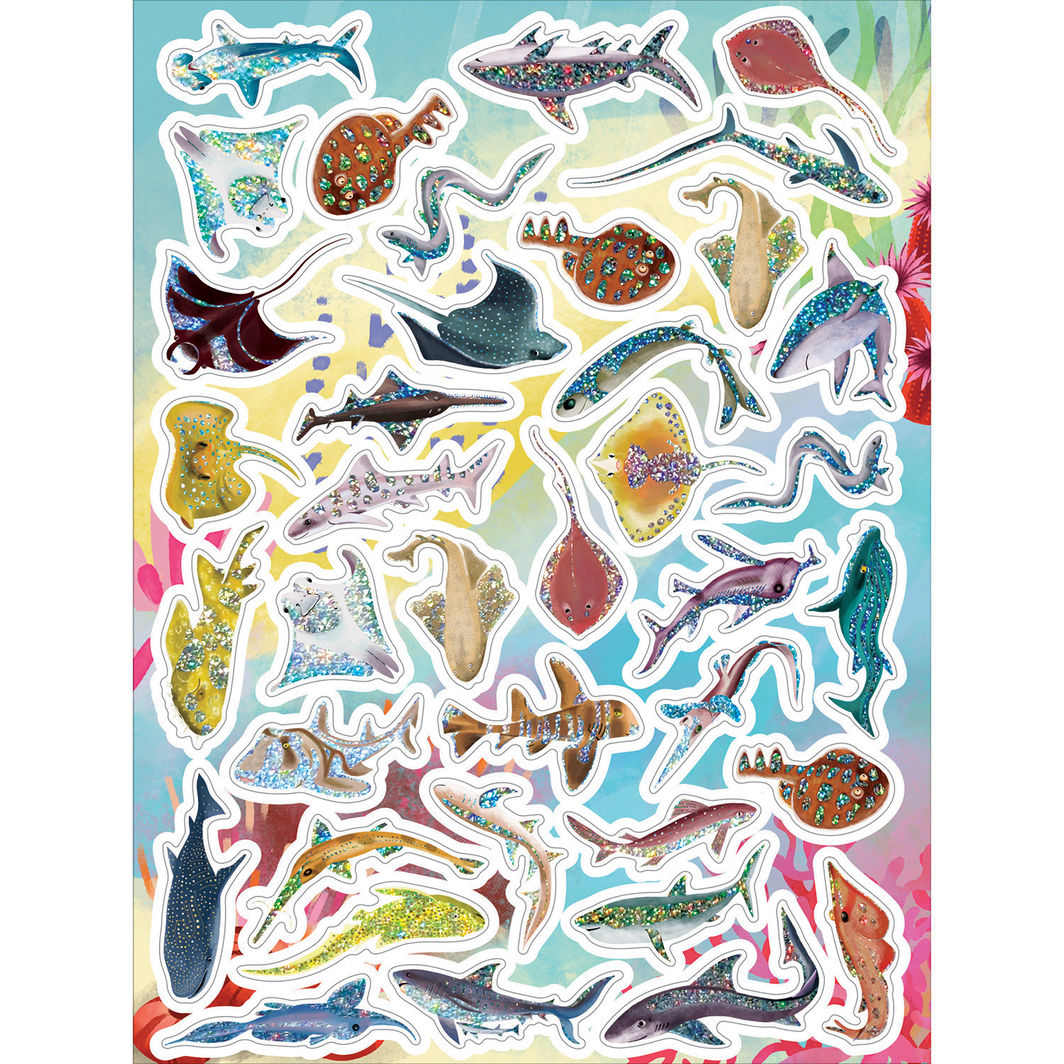 eeBoo Klistermärkesbok, Hajar