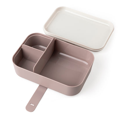 Sebra matlåda med avdelare och silikonrem, Teeny Toes