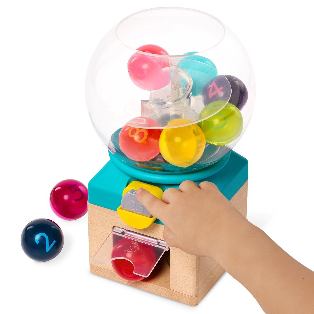 B Toys Tyggegummi maskine, Lær at tælle
